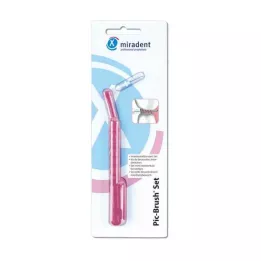 MIRADENT Interd.Pic-Brush Seti 1Halt+1Bü.tran.pink, 1 adet