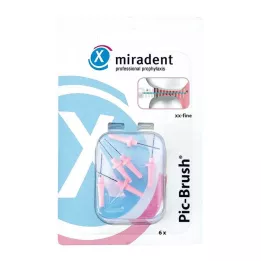 MIRADENT Interd.Pic-Brush yedek fırçası xx-fine pembe, 6 adet