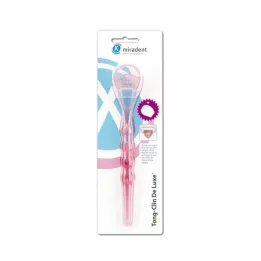 MIRADENT Dil temizleyici Tong-Clin de L.pink trans., 1 adet