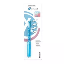 MIRADENT Sivri fırça seti I-Prox P tra.blue 1H.4B., 1 adet