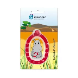 MIRADENT Çocuklar için öğrenme diş fırçası Infant-O-Brush kırmızı, 1 adet