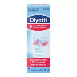 OLYNTH Yetişkinler için %0,1 burun damlası, 20 ml