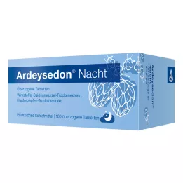 ARDEYSEDON Gece kaplamalı tabletler, 100 adet