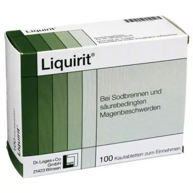LIQUIRIT Çiğnenebilir tabletler, 100 adet LIQUIRIT Çiğnenebilir tabletler, 100 adet