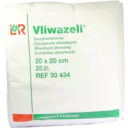 VLIWAZELL Emici kompresler steril olmayan 20x20 cm, 25 adet