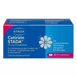CETIRIZIN STADA 10 mg film kaplı tablet, 20 adet