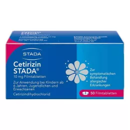 CETIRIZIN STADA 10 mg film kaplı tabletler, 50 adet