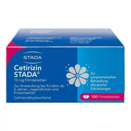 CETIRIZIN STADA 10 mg film kaplı tabletler, 100 adet