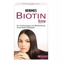 BIOTIN HERMES 5 mg tabletler, 90 adet