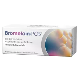 BROMELAIN POS mide-dayanıklı tabletler, 60 adet
