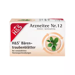 H&S Ayı Üzümü Çay Filtre Poşetleri, 20X2,7 g