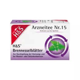 H&amp;S Isırgan yaprağı filtre torbası, 20X1,6 g