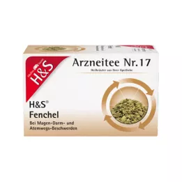 H&S Rezene çayı karıştırılmamış filtre poşetleri, 20X2,2 g