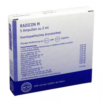 RADICON M enjeksiyonluk çözelti, 5X2 ml RADICON M enjeksiyonluk çözelti, 5X2 ml