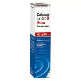 CALCIUM SANDOZ D Osteo efervesan tabletler, 20 adet