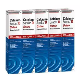 CALCIUM SANDOZ D Osteo efervesan tabletler, 100 adet