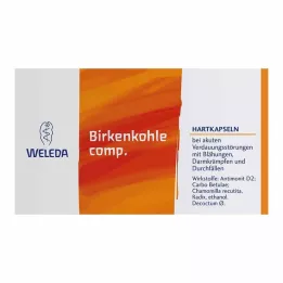 BIRKENKOHLE sert kapsüller, 50 adet