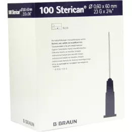 STERICAN Kanüller 23 Gx2 2/5 0,6x60 mm, 100 adet