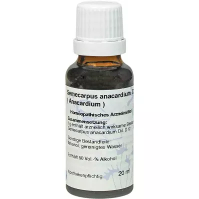 ANACARDIUM D 12 Seyreltme, 20 ml ANACARDIUM D 12 Seyreltme, 20 ml