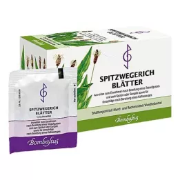 SPITZWEGERICHBLÄTTER Filtre torbaları, 20X1,4 g