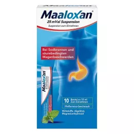 MAALOXAN 25 mVal süspansiyon, 10X10 ml