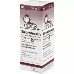 BROMHEXIN Krewel Meuselb.Damla 8mg/ml, 30 ml