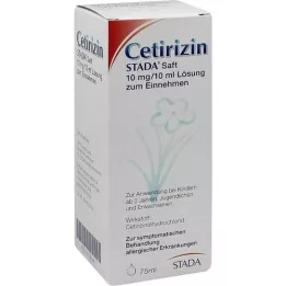 CETIRIZIN STADA Meyve Suyu 10 mg/10 ml, 75 ml