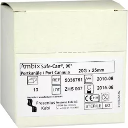 AMBIX Safe-Can Portpunkt.Kan.20 Gx25 mm kavisli, 10 adet