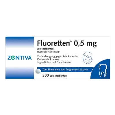FLUORETTEN 0,5 mg tabletler, 300 adet