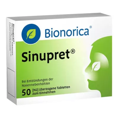 SINUPRET kaplamalı tabletler, 50 adet