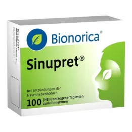 SINUPRET kaplamalı tabletler, 100 adet