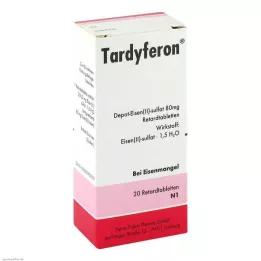 TARDYFERON Sürekli salımlı tabletler, 20 adet