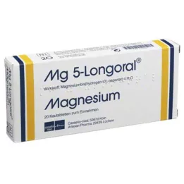 MG 5 LONGORAL çiğneme tableti, 20 adet