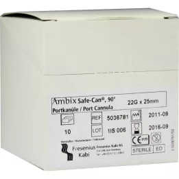AMBIX Safe-Can Portpunkt.Kan.22 Gx25 mm kavisli, 10 adet