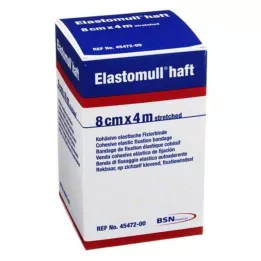 ELASTOMULL sap 8 cmx4 m sabitleme bandajı, 1 adet