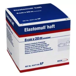 ELASTOMULL sap 8 cmx20 m sabitleme bandajı, 1 adet