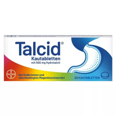 TALCID Çiğnenebilir tabletler, 20 adet TALCID Çiğnenebilir tabletler, 20 adet