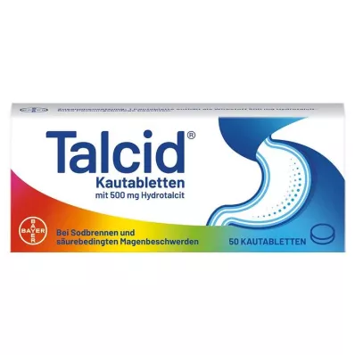TALCID Çiğnenebilir tabletler, 50 adet