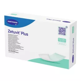 ZETUVIT Plus ekstra güçlü emme kompresi steril 10x20 cm, 10 adet