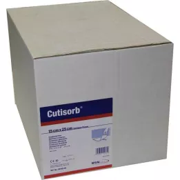CUTISORB Steril olmayan 15x25 cm emme kompresleri, 100 adet