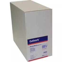 CUTISORB Steril olmayan 20x20 cm emme kompresleri, 100 adet
