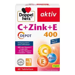 DOPPELHERZ C+Çinko+E Depo Tabletler, 40 adet