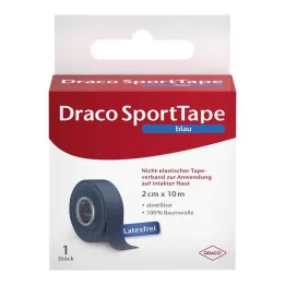 Draco bant bandajı 10mx2cm mavi, 1 adet