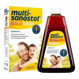 MULTI SANOSTOL Şeker ilavesiz şurup, 260 g