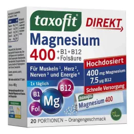 TAXOFIT Magnezyum 400+B1+B6+B12+Folik Asit 800 granül, 20 adet