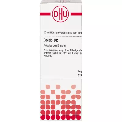 BOLDO D 2 Seyreltme, 20 ml BOLDO D 2 Seyreltme, 20 ml