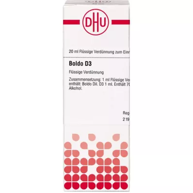 BOLDO D 3 seyreltme, 20 ml