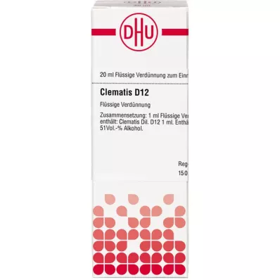 CLEMATIS D 12 Seyreltme, 20 ml CLEMATIS D 12 Seyreltme, 20 ml