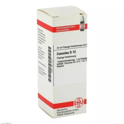 COCCULUS D 12 Seyreltme, 20 ml COCCULUS D 12 Seyreltme, 20 ml