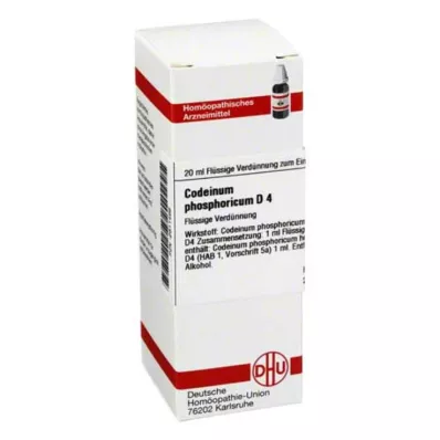 CODEINUM PHOSPHORICUM D 4 seyreltme, 20 ml CODEINUM PHOSPHORICUM D 4 seyreltme, 20 ml